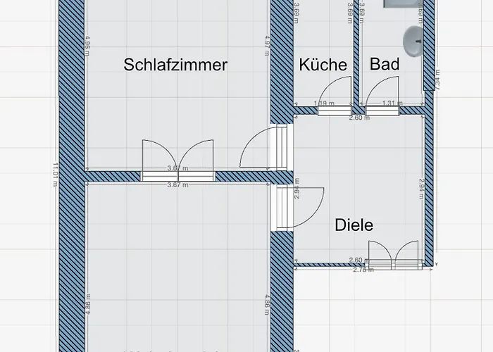 Wohnen Am Wanderbahnhof Apartment *